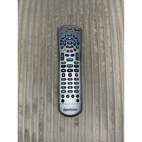 Charter Spectrum 4-Device Universal Remote Control, Silver - AUX DVD TV CABLE - Picture 1 of 4